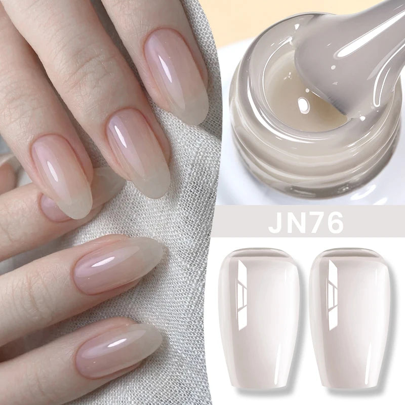 BORN PRETTY 10ml Jelly Nude Gel Nail Polish 50 Colors