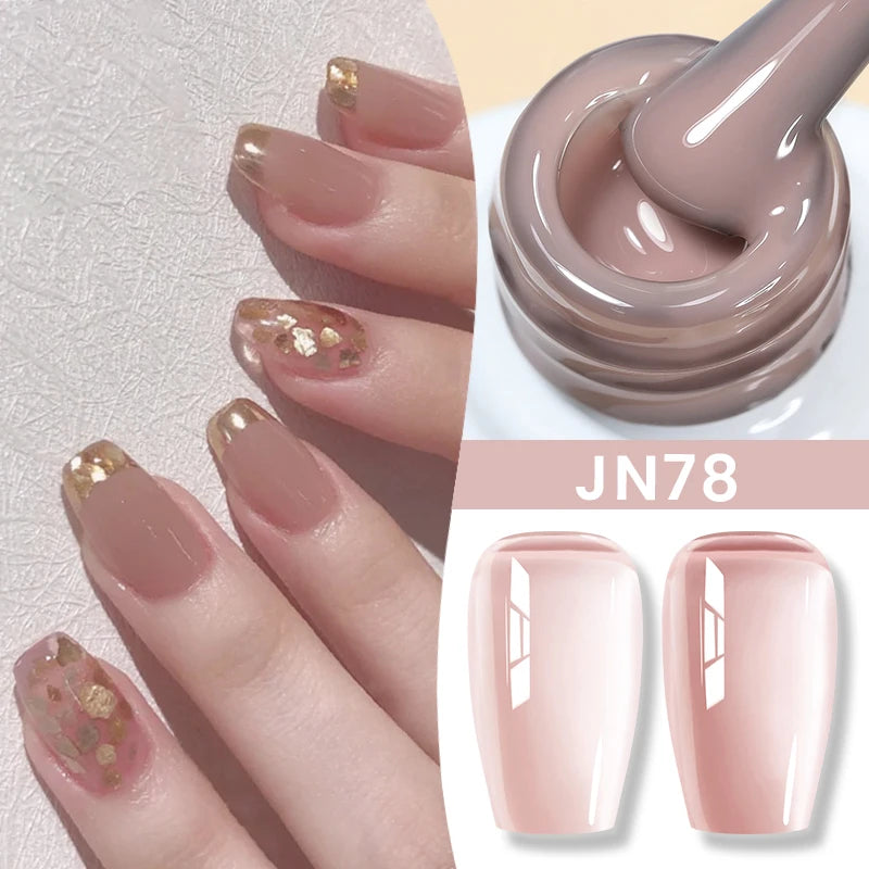 BORN PRETTY 10ml Jelly Nude Gel Nail Polish 50 Colors