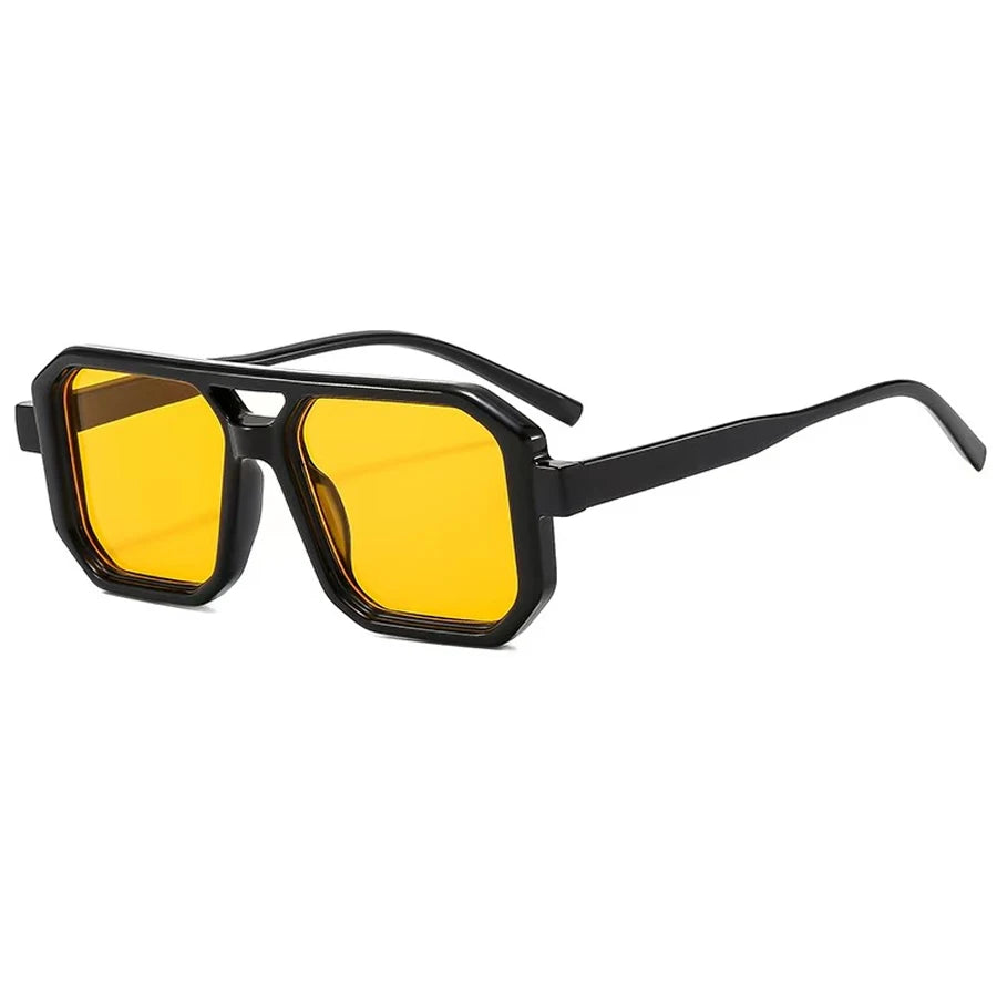 1pc Unisex Square Retro Sunglasses