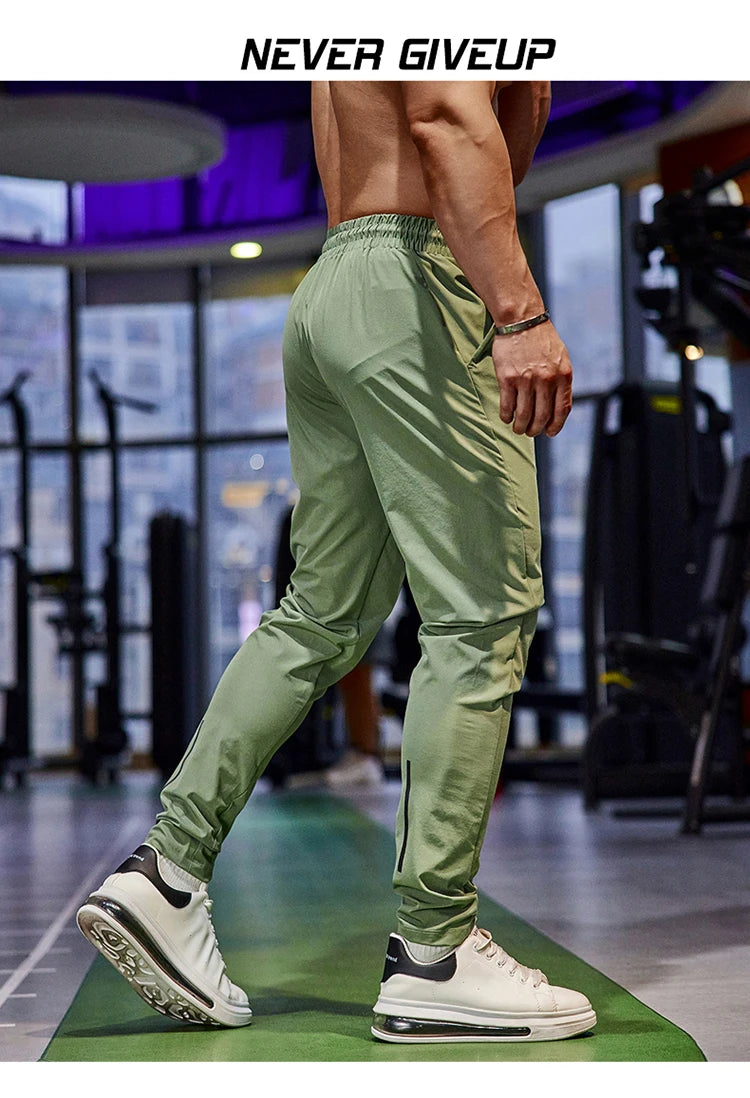 Mens Gym Pants Quick-Drying
