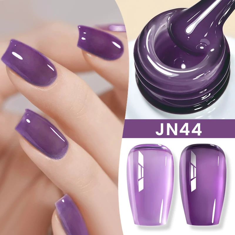 BORN PRETTY 10ml Jelly Nude Gel Nail Polish 50 Colors