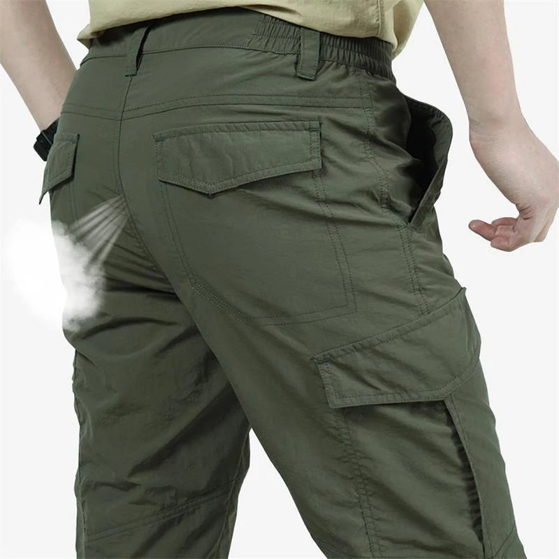 Outdoor Waterproof Tactical Belt Mens Quick Dry Trousers
