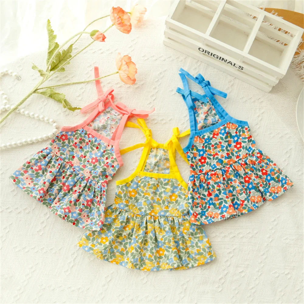Cats Cotton Summer  Skirt Dresses