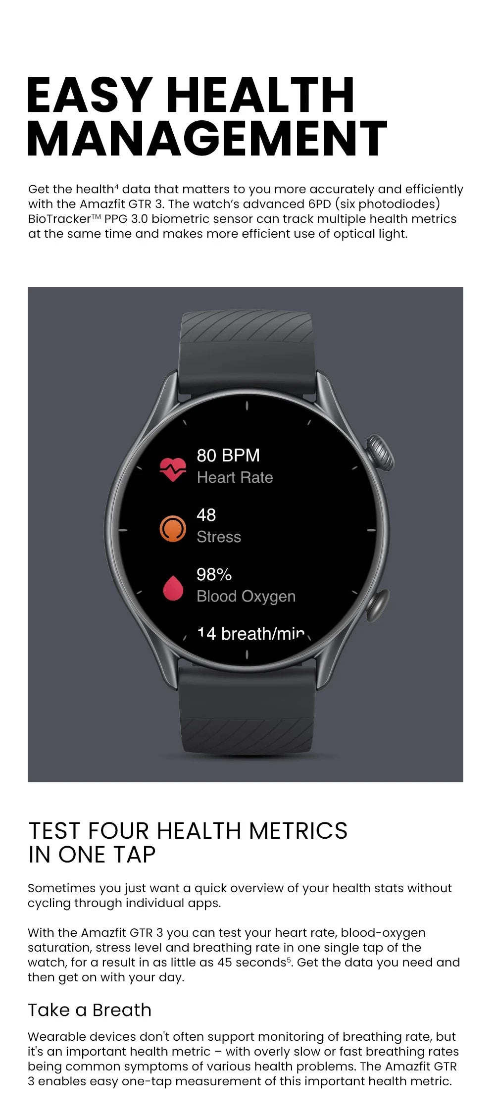 Amazfit GTR 3 Smart Watch – Alexa Built-in, 21-Day Battery