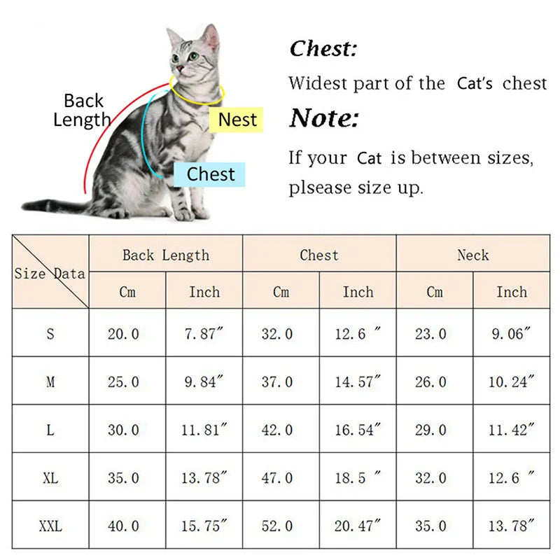 Winter Warm Cat Clothes Sweater with Buckle