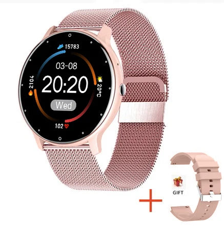 LIGE Smartwatch – Full Touch, Bluetooth Call, Waterproof Fitness Tracker for Android & iOS