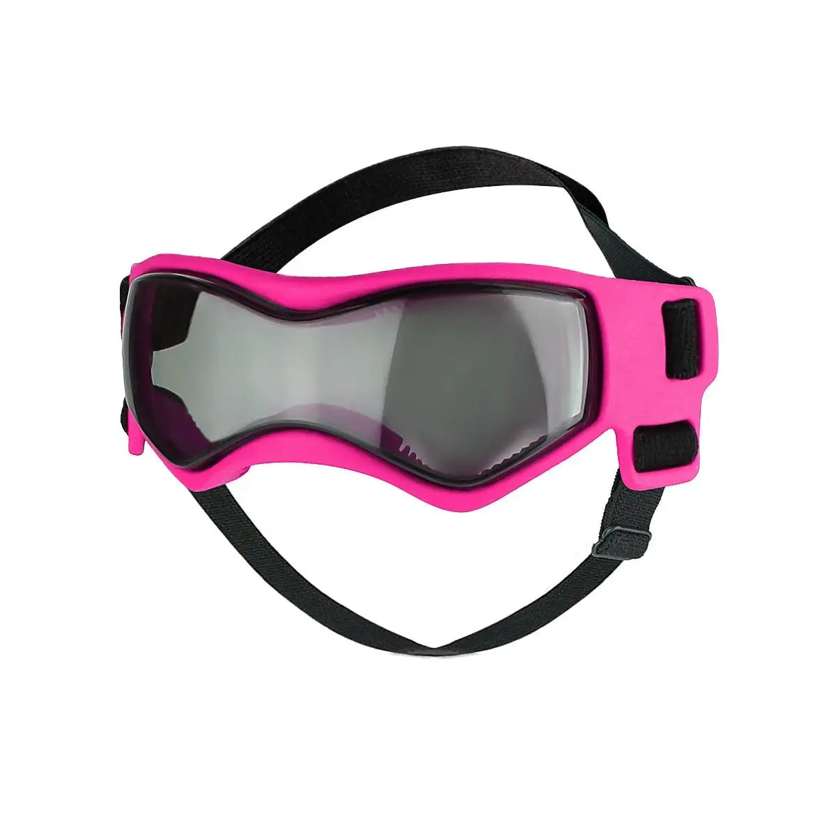 Dog and cat UV-protection goggles with adjustable straps for small to medium pets.