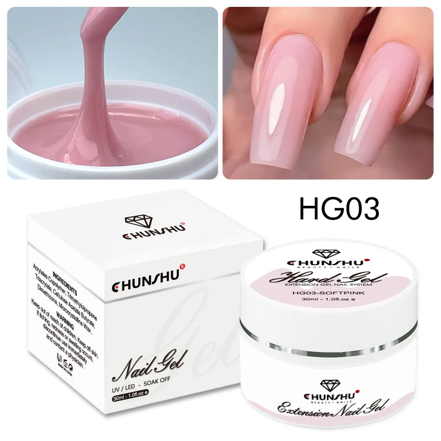 30ML Hard Gel For Nail Extension Builder Constructor Gel