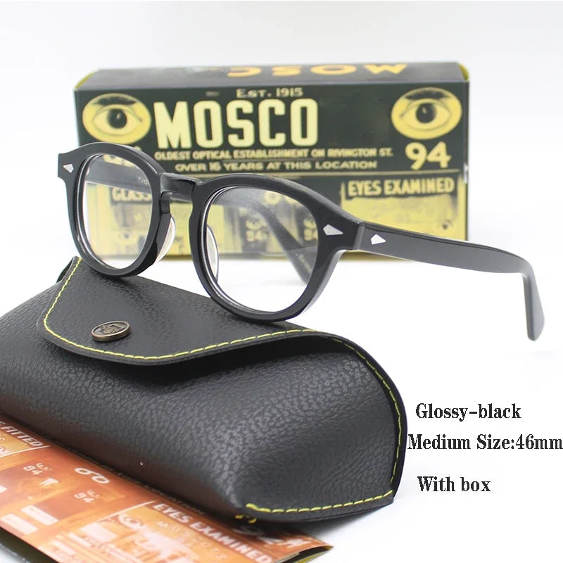 Johnny Depp Style Men's  Glasses Transparent Lens