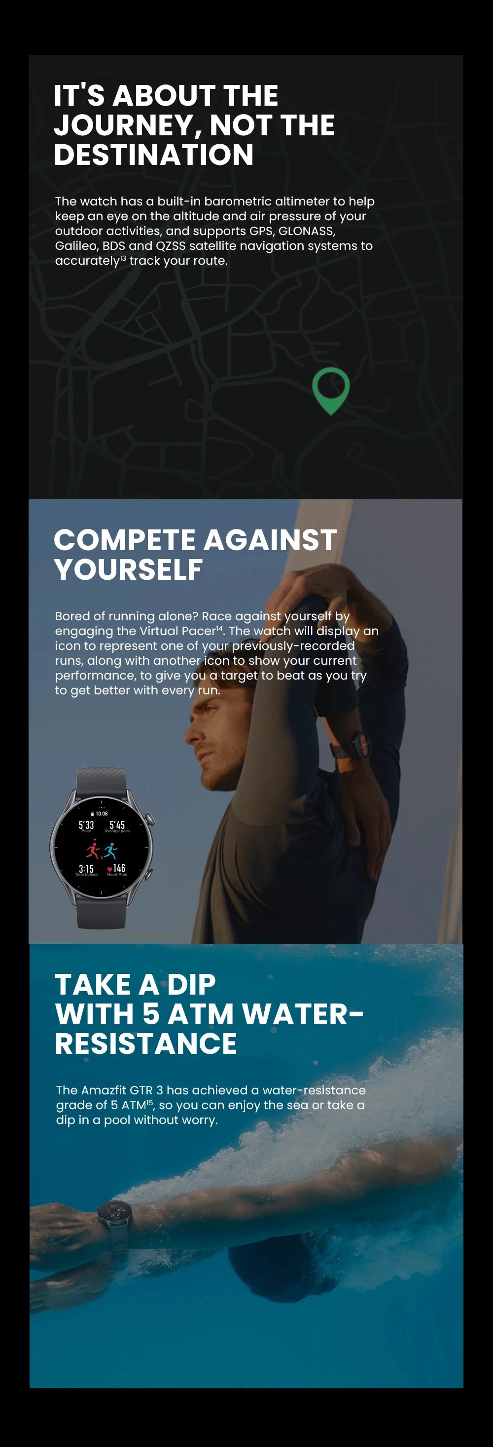 Amazfit GTR 3 Smart Watch – Alexa Built-in, 21-Day Battery