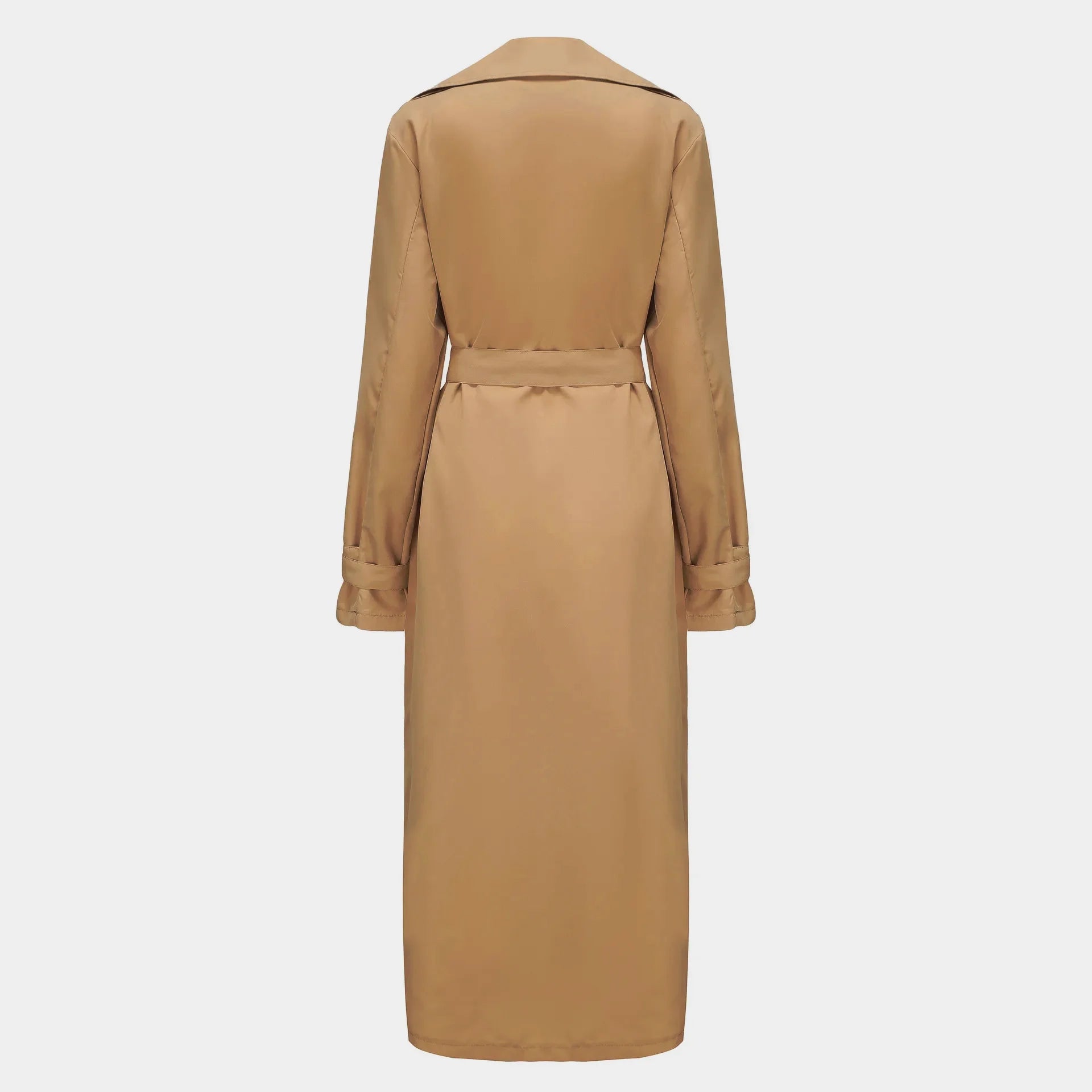 Men’s Overlong British Trench Coat with Epaulets (Spring Streetwear Style)
