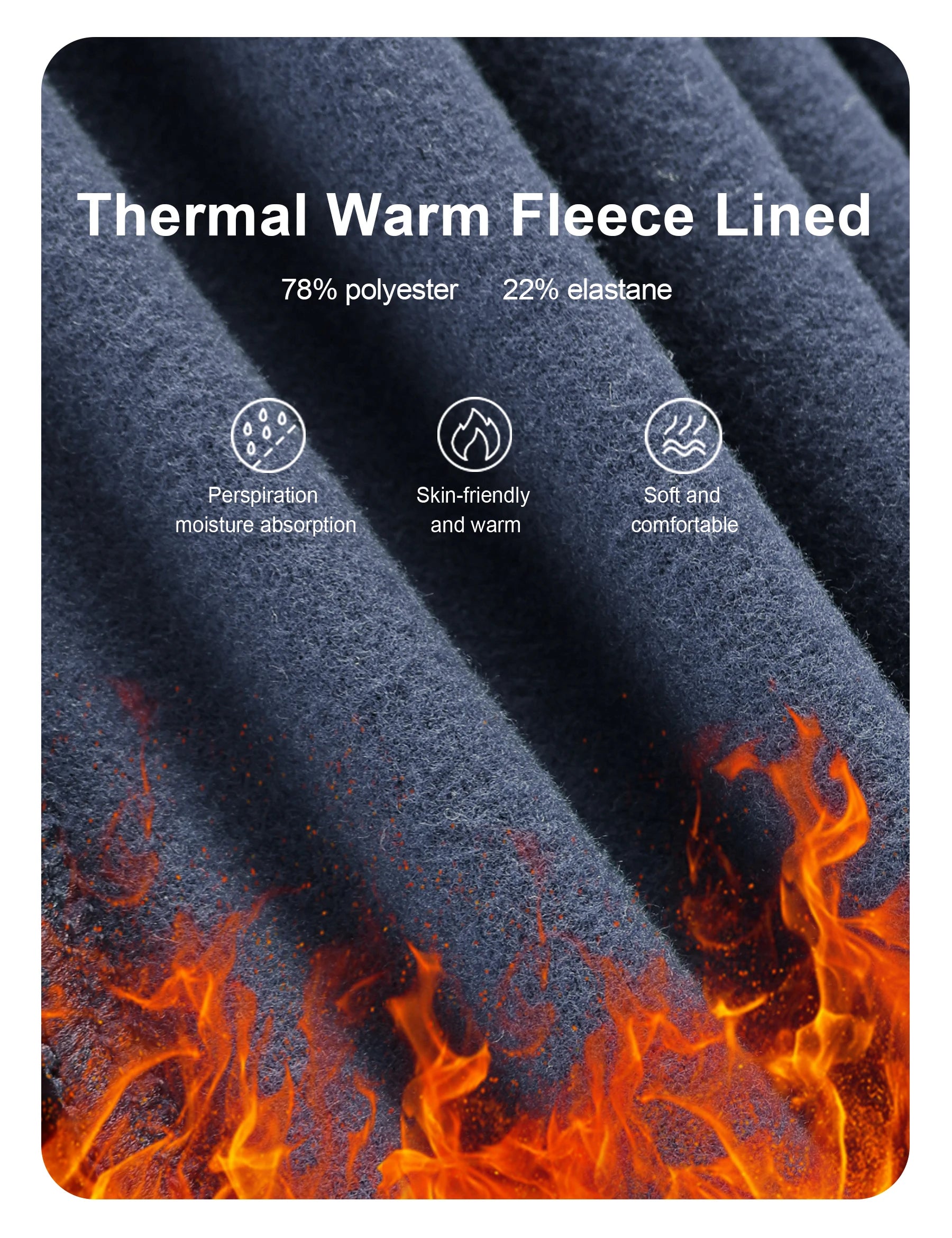 INBIKE Men’s Winter Thermal Cycling Jersey – Fleece Long Sleeve with 3 Rear Pockets