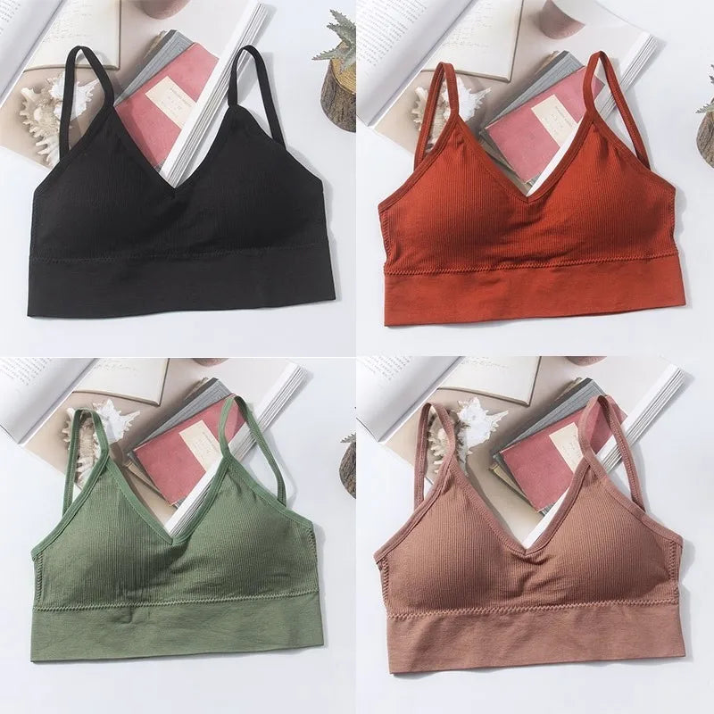 Kit 4 Women Seamless Bra Set