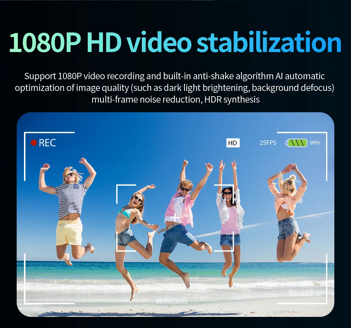 2-in-1 4K AI smart glasses with camera, calls, translation, and Bluetooth