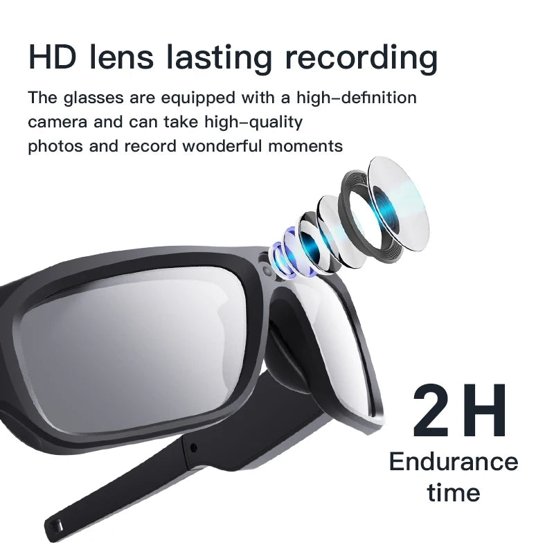 4K HD Cycling & Outdoor Smart Glasses Camera