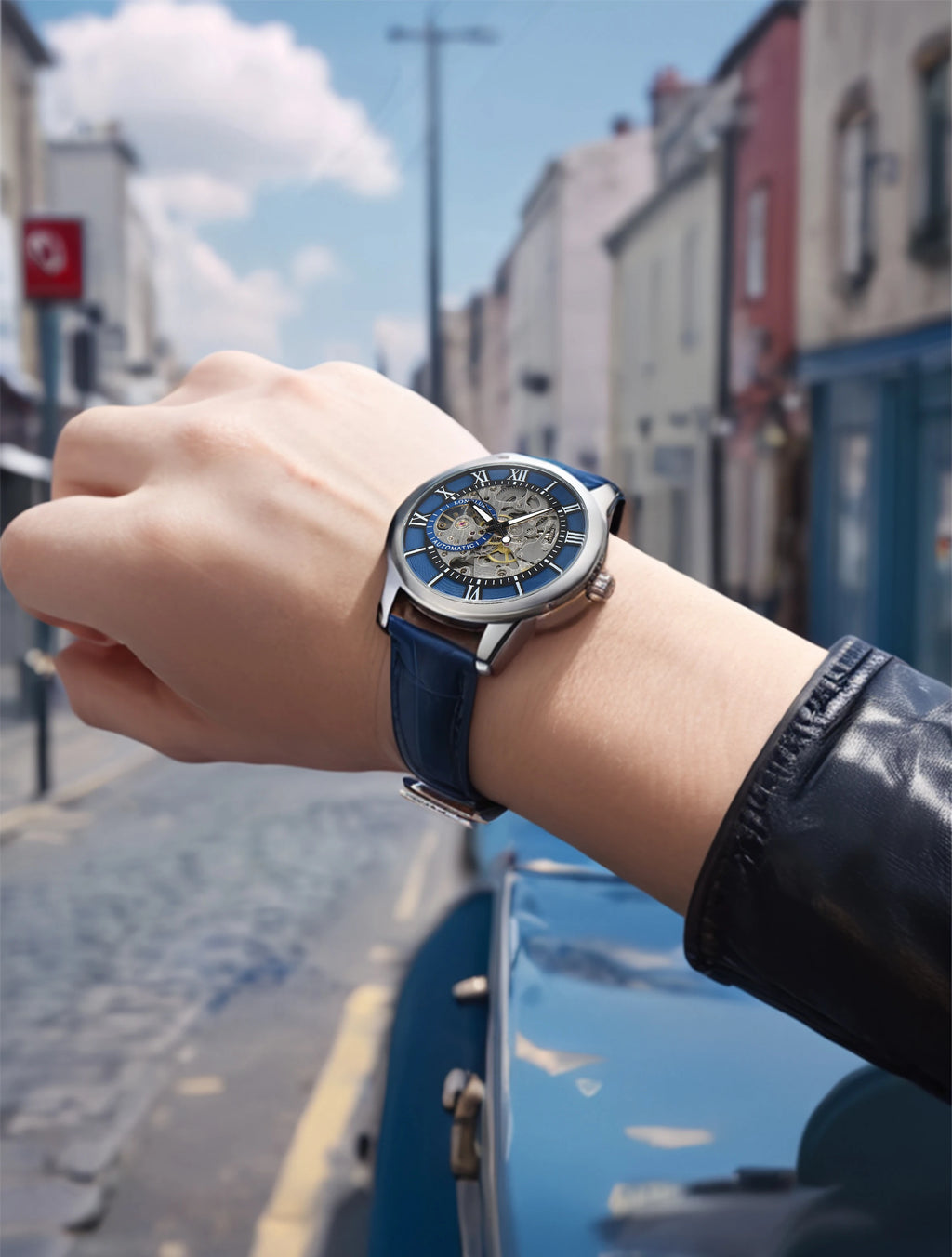 LONGLUX waterproof automatic men's watch