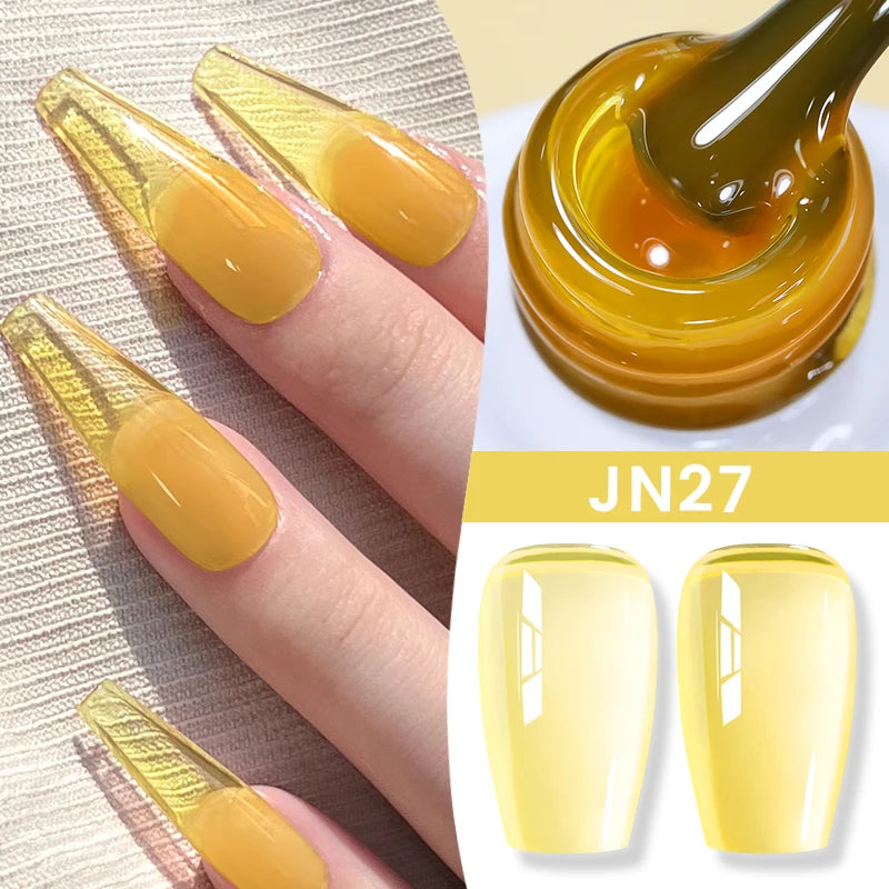 BORN PRETTY 10ml Jelly Nude Gel Nail Polish 50 Colors