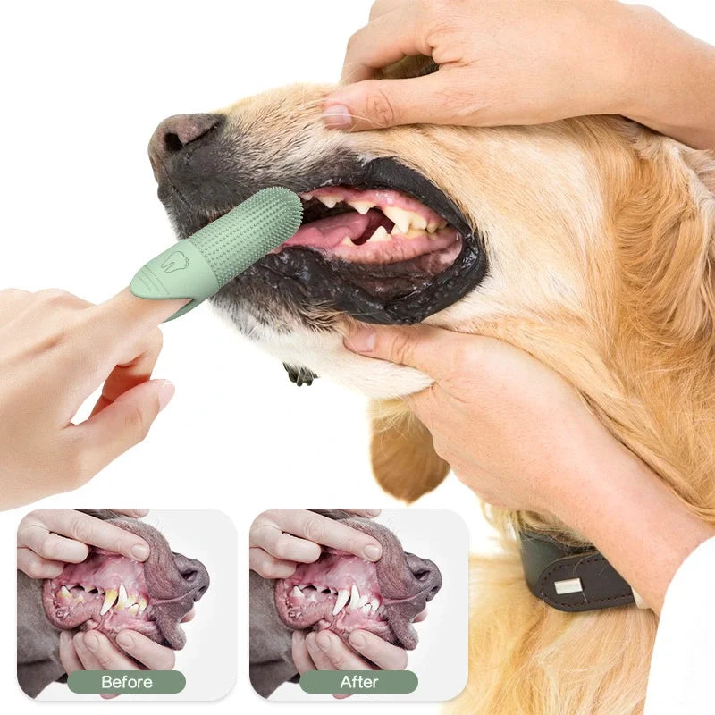 Dog Toothbrush, 360° Cleaning.