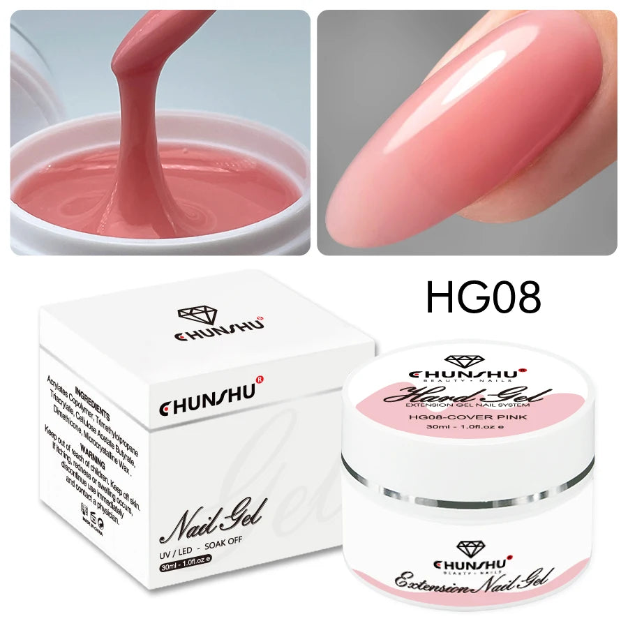 30ML Hard Gel For Nail Extension Builder Constructor Gel