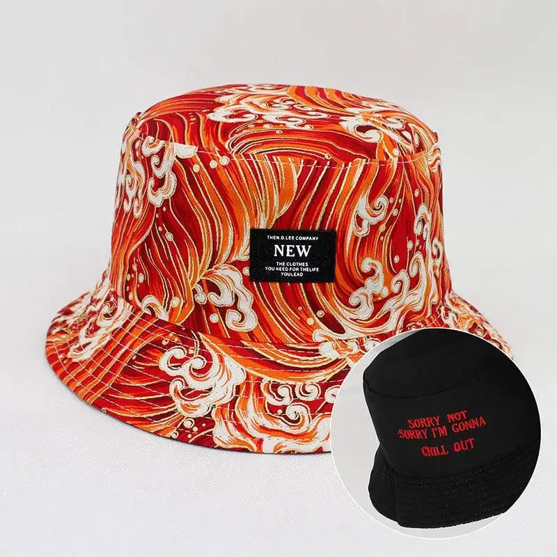 5 Style Cotton Print Bucket Hat