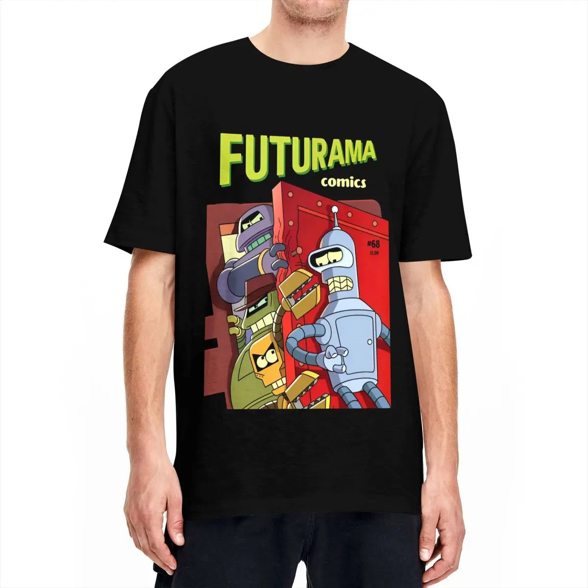 Unisex Futuramas Comics T Shirts 100% Cotton