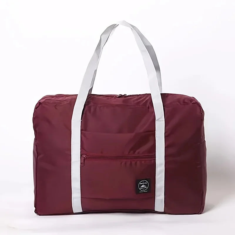 Portable and lightweight foldable travel large capacity luggage bag