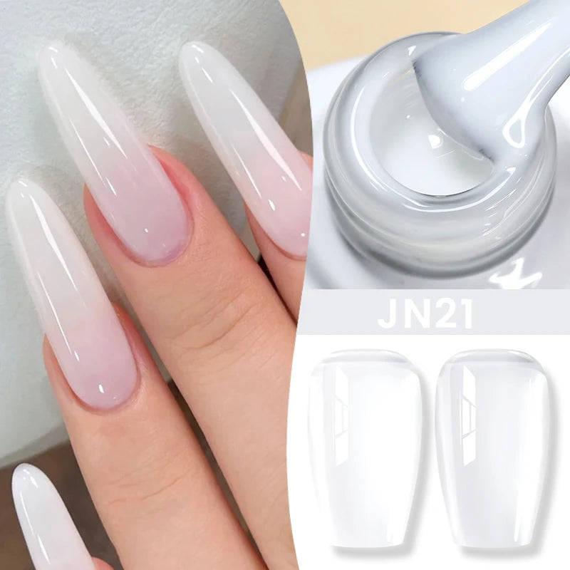 BORN PRETTY 10ml Jelly Nude Gel Nail Polish 50 Colors